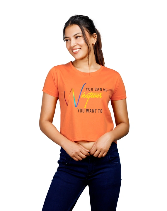 Athletic Classic Women's Printed Cotton Tee uploaded by Amarratva Knitwears Private limited on 5/5/2023