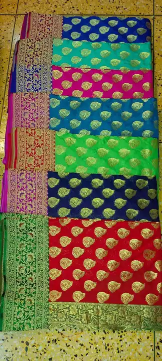 Banarasi Semi Kattan Silk Saree uploaded by Ayana fashions on 5/5/2023