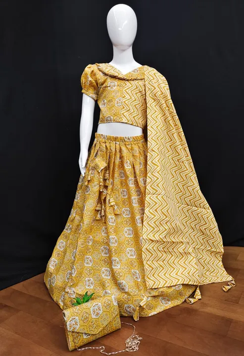 *🌷Kids Lehenga Choli with Matching Purse 🌷*

Everyone will admire you when your kid wear this Stun uploaded by Aanvi fab on 5/5/2023