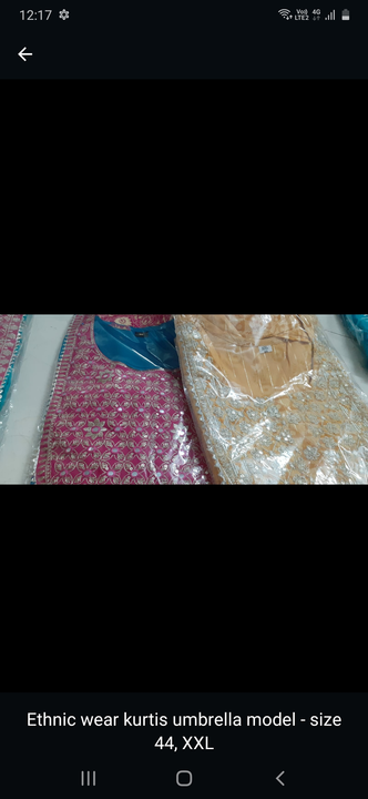 ELEENA branded silk cotton and umbrella  kurtis uploaded by Festival Bazaar on 5/5/2023