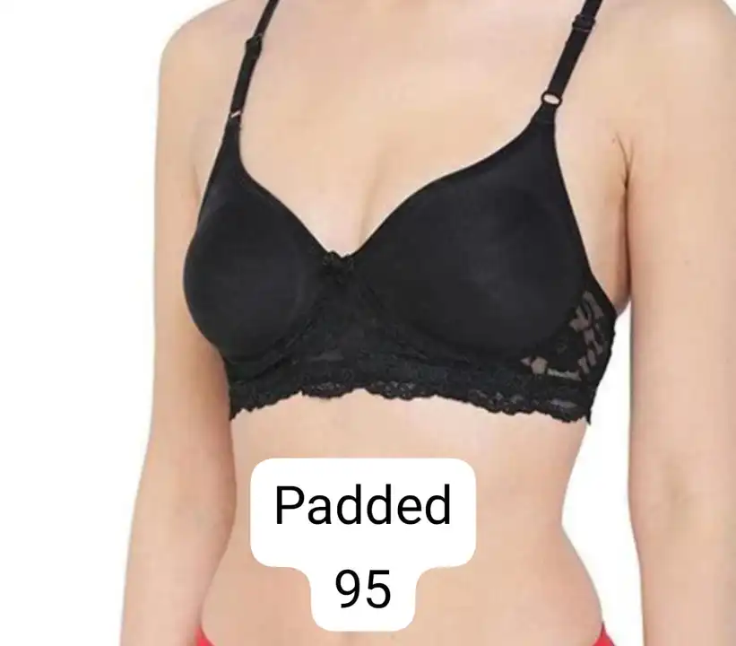 Women's Padded Lace Cotton Non Wired Full Coverage T-Shirt Bra,Shaper Bra,Push up Bra,Teenage Bra uploaded by RK Fashion and Trinity House on 5/5/2023