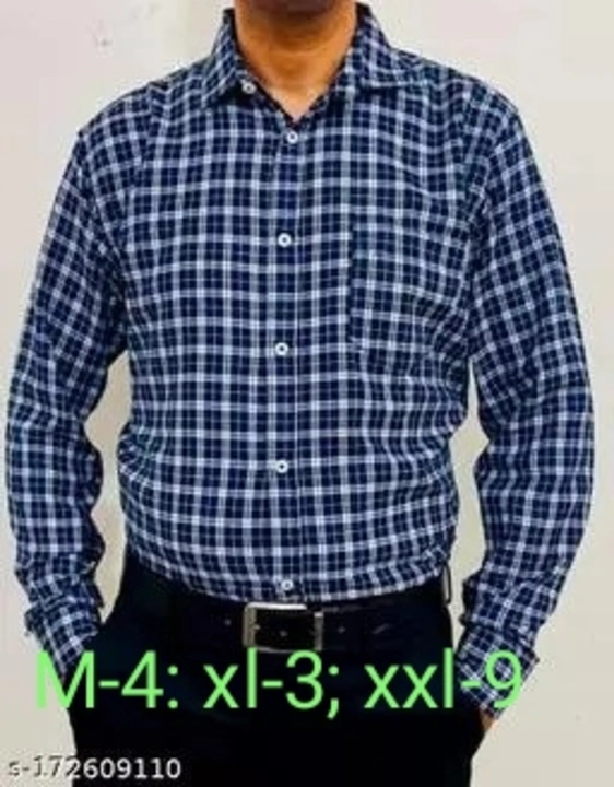 Pure cotton check shirts  uploaded by Blackpanther import and export on 5/5/2023