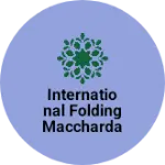 Business logo of International folding macchardani