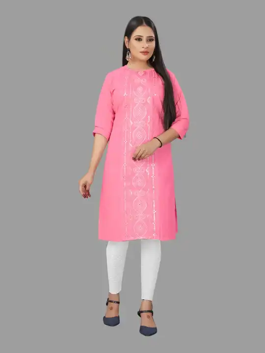 *1 PCS 2 PCS MIX  COLLECTION* 
*FABRICS  GEORGETTE WITH EMBROIDERY WORK AND COTTON KURTIS*
 uploaded by M A Fashion on 5/5/2023