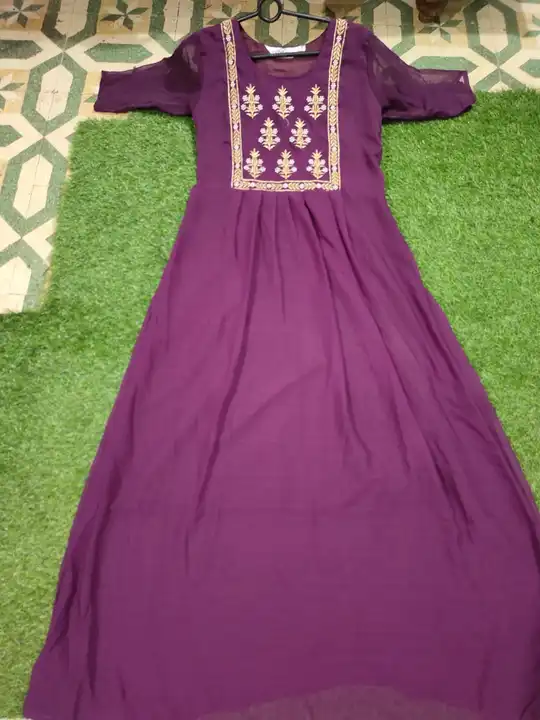 *1 PCS 2 PCS MIX  COLLECTION* 
*FABRICS  GEORGETTE WITH EMBROIDERY WORK AND COTTON KURTIS*
 uploaded by M A Fashion on 5/5/2023