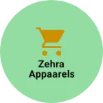 Business logo of Zehra appaarels