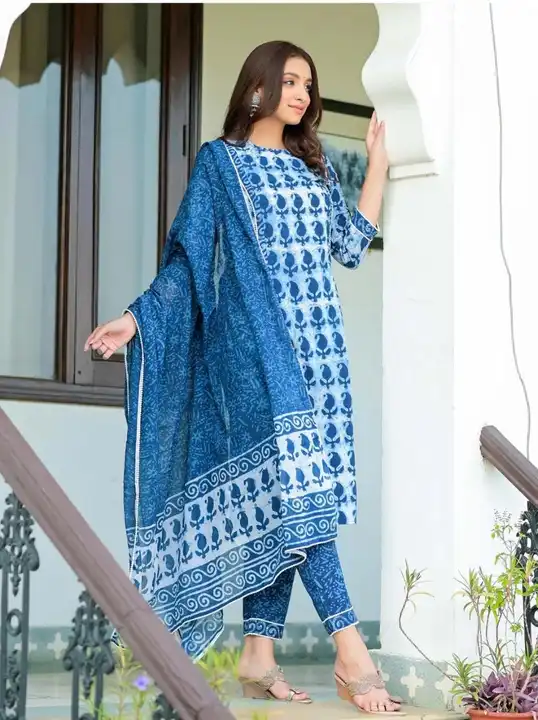*New lounch 🥰🥰*

🌹Indigo print Love🌹

*Look stylish in our new beautiful printed Cotton 60'60 ku uploaded by Mahipal Singh on 5/5/2023