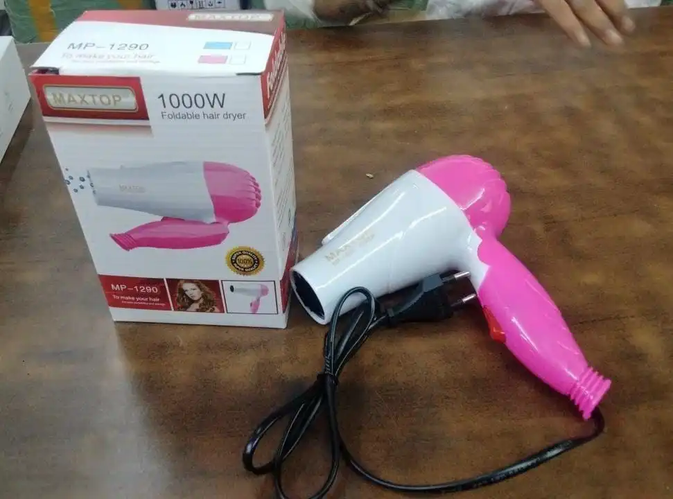 Foldable hair dryer 1000w uploaded by Bigshopie enterprise  on 5/22/2024