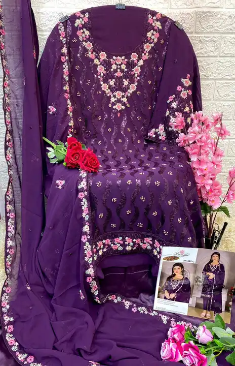 Heavy work embroidery  uploaded by Heena fashion house on 5/5/2023