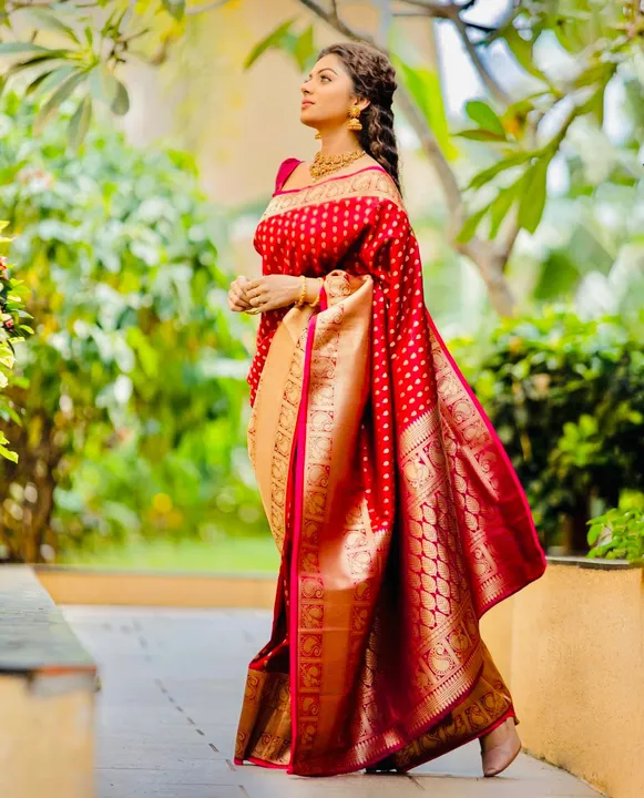 Rich pallu with allover buti design saree  uploaded by DHANANJAY CREATIONS on 5/5/2023