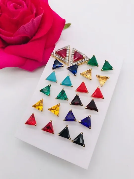 12 Pair Colour Change Earrings  uploaded by Namah Creation on 5/5/2023
