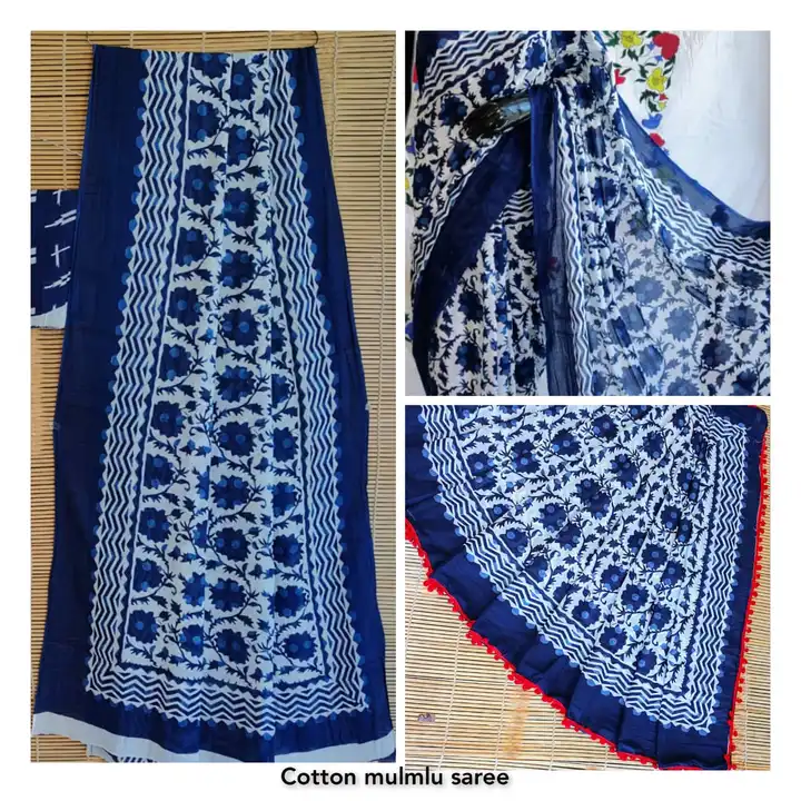 Cotton saree  uploaded by Om Sai Handicraft on 5/5/2023