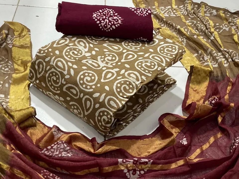 Batik cotton uploaded by Pooja creation  on 5/5/2023