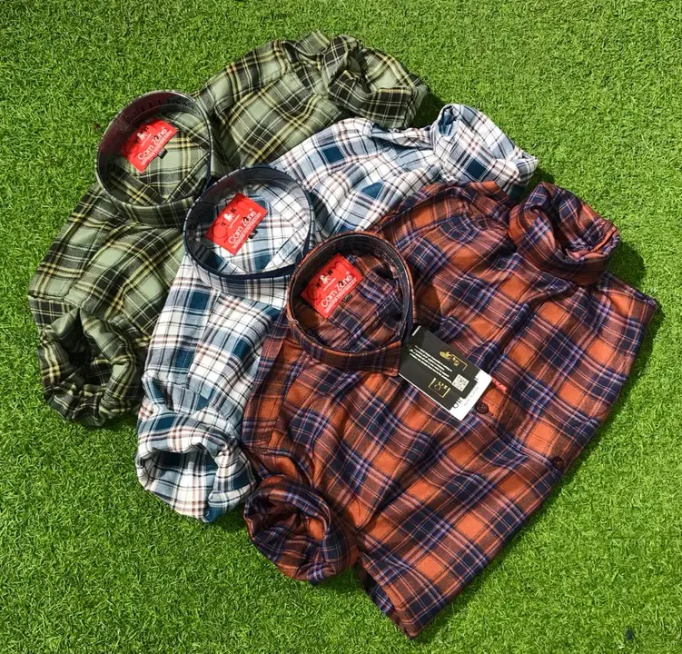 Checked shirts for men uploaded by VARDHAK COLLECTION  on 5/29/2024