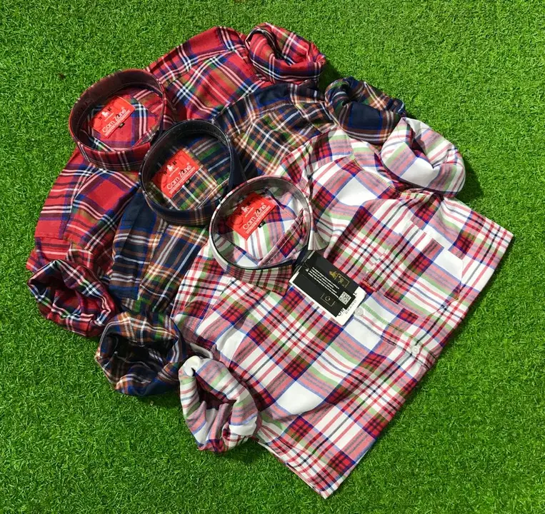 Checked shirts for men uploaded by VARDHAK COLLECTION  on 5/5/2023