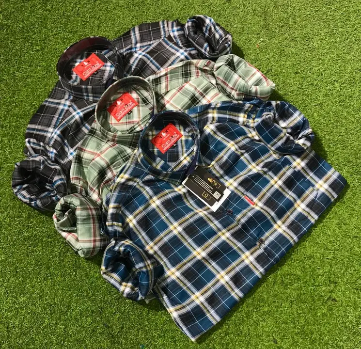 Checked shirts for men uploaded by VARDHAK COLLECTION  on 5/5/2023