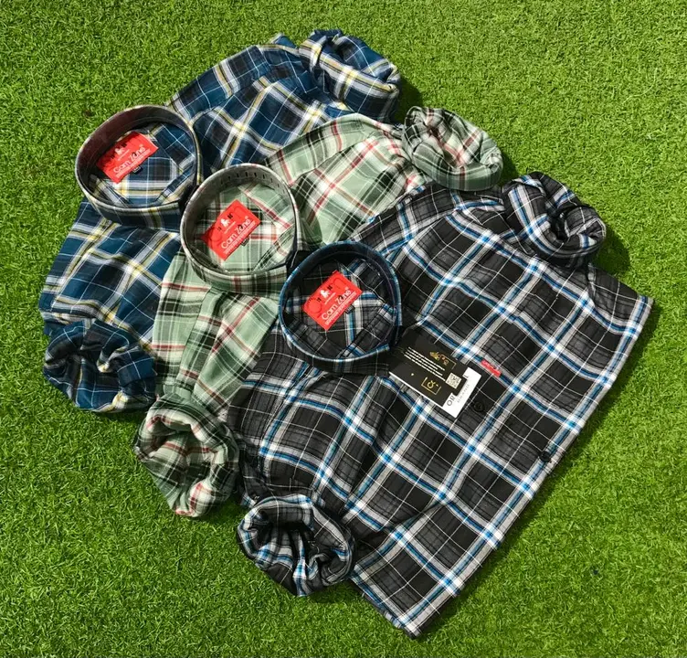 Checked shirts for men uploaded by VARDHAK COLLECTION  on 5/5/2023