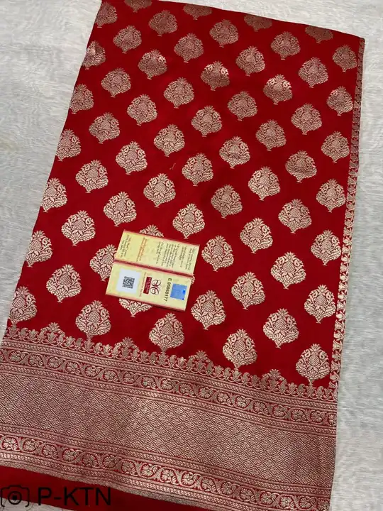 Pure Banarasi Handloom Kataan silk Saree uploaded by Ayesha Fabrics on 5/5/2023