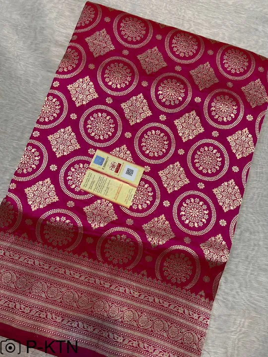 Pure Banarasi Handloom Kataan silk Saree uploaded by Ayesha Fabrics on 5/5/2023