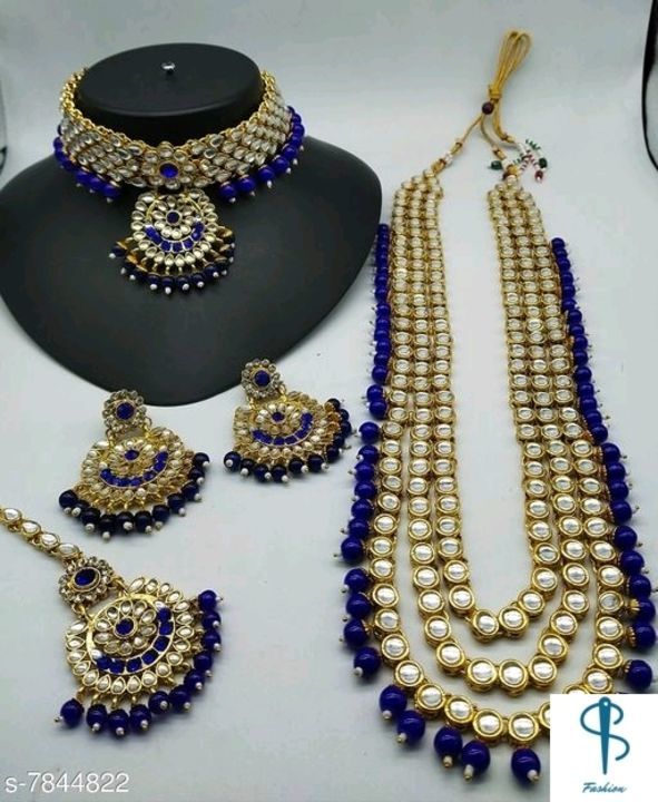 Post image Whatsapp -&gt; https://ltl.sh/7AjIUVYI (+917069557974)
Catalog Name:*Twinkling Elegant Jewellery Sets*
Base Metal: Alloy
Plating: Gold Plated
Stone Type: Kundan
Sizing: Adjustable
Type: As Per Image
Multipack: 2 Necklaces (For J-Set)
Dispatch: 2-3 Days
Easy Returns Available In Case Of Any Issue
*Proof of Safe Delivery! Click to know on Safety Standard
