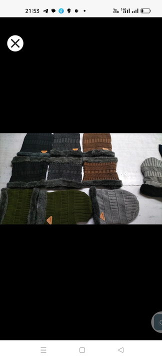 Woolen cap for men and women  uploaded by Ns fashion knitwear on 5/5/2023