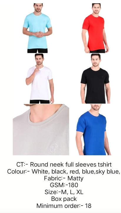 CT tshirt half matty uploaded by Adorable trading noida on 5/5/2023