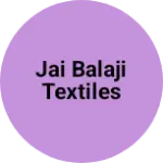 Business logo of Jai balaji textiles