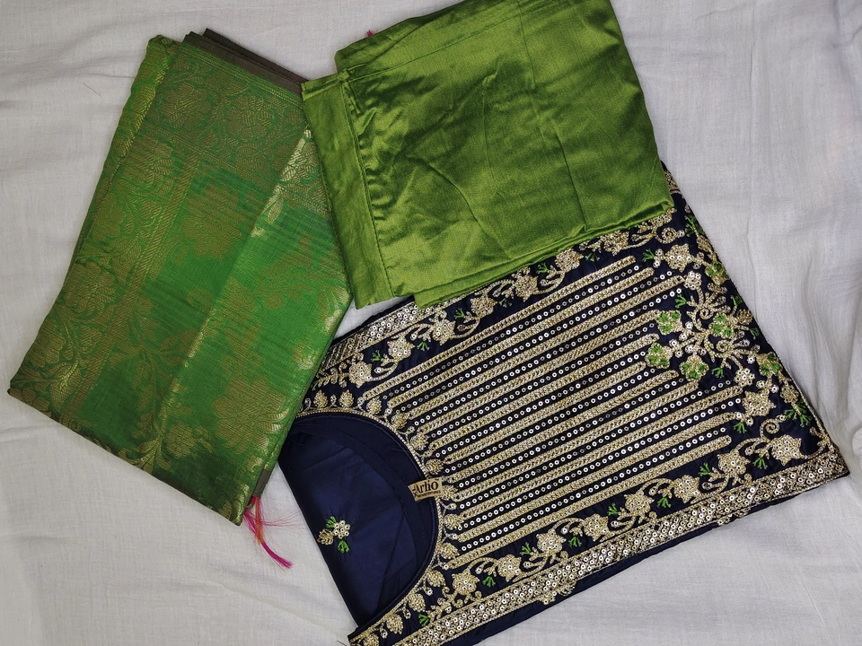 Silk set with Banarasi Jacquard weaving Dupatta  uploaded by business on 5/5/2023