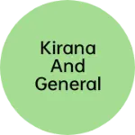 Business logo of Kirana and general wholesale shop