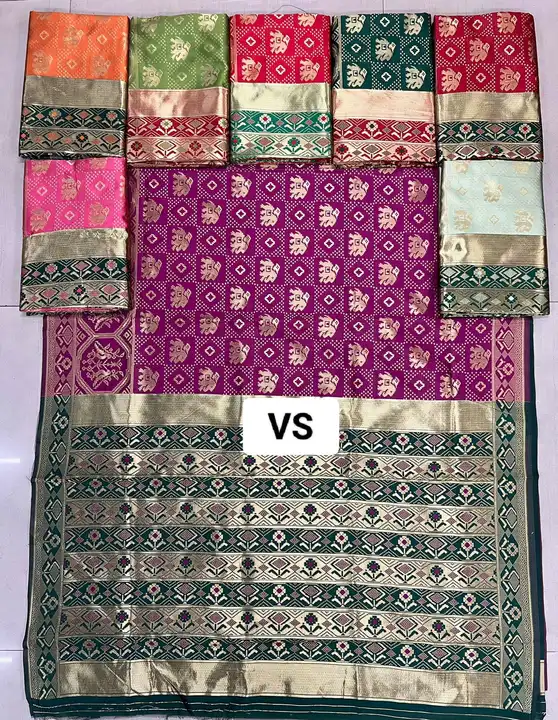 Patola silk 6.30 cut  uploaded by N k sarees on 5/6/2023