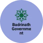 Business logo of Badrinath government