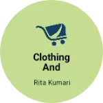 Business logo of Clothing and footwear