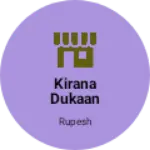 Business logo of Kirana dukaan