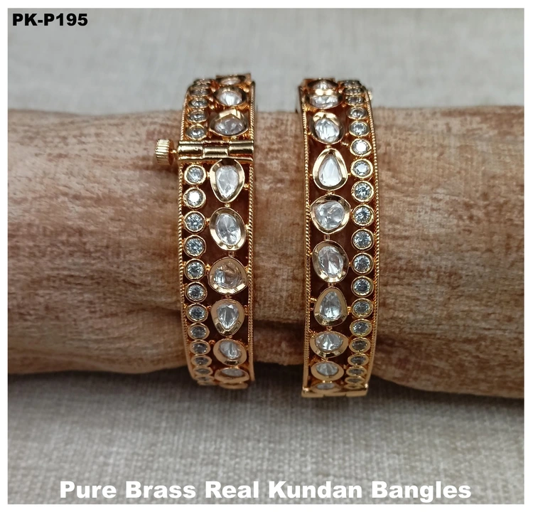 Real Kundan bangles  uploaded by Sb designs on 5/6/2023