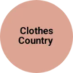 Business logo of Clothes country