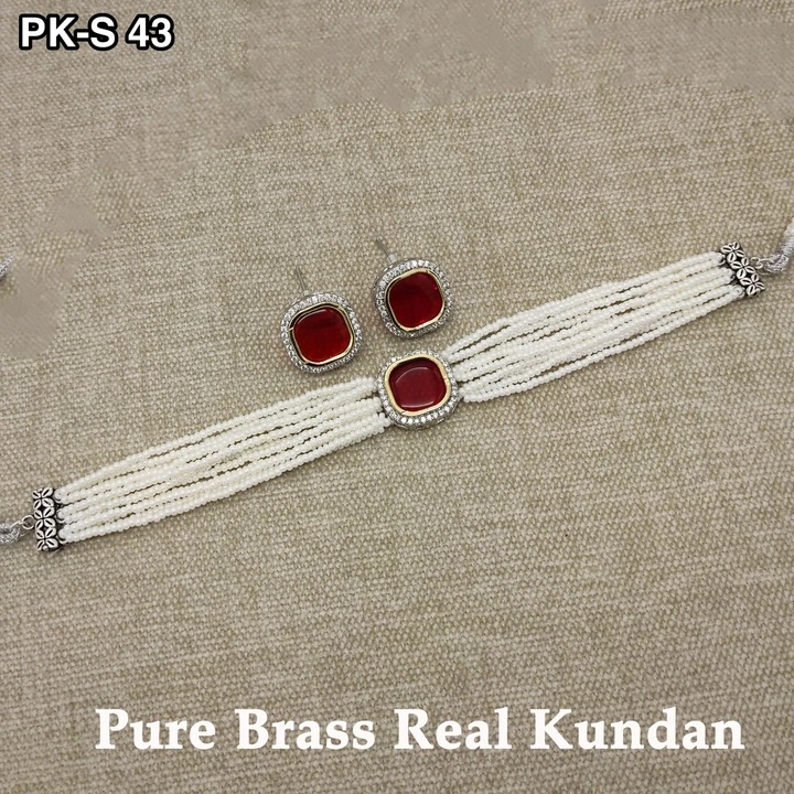 Real Kundan necklace set  uploaded by Sb designs on 5/6/2023