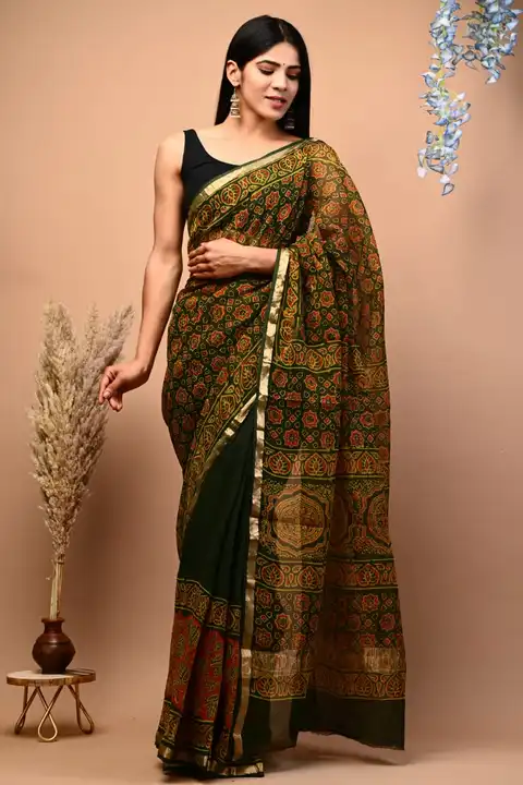 Cotton saree  uploaded by Om Sai Handicraft on 5/6/2023