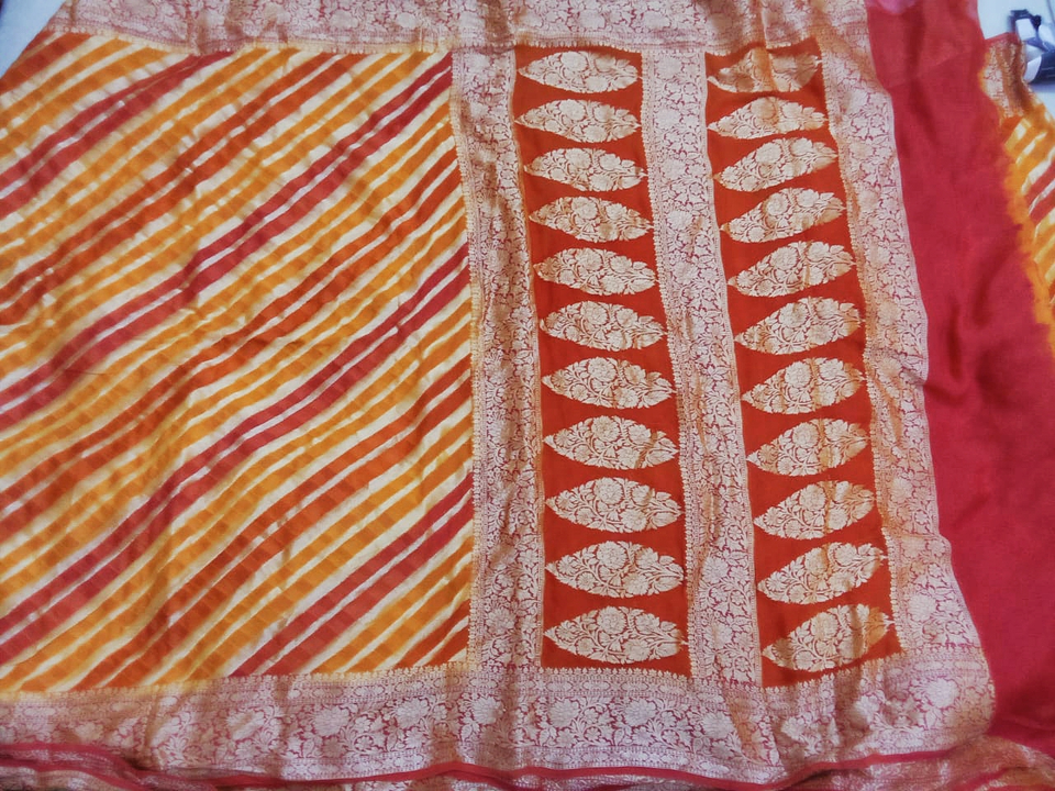 Pure chiffon rangkaat sarees uploaded by Riddhi Siddhi Sarees (Samriddhi) on 5/30/2024