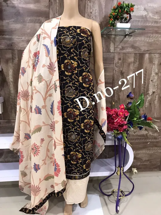 Pure cotton print with hand work mirror work  uploaded by Anisa fashion  on 5/6/2023