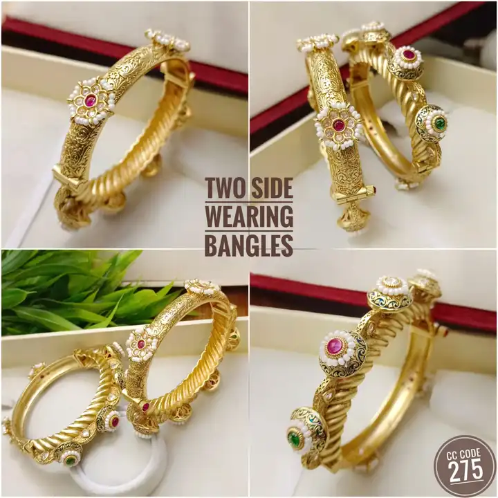 Kundan bangles  uploaded by Sb designs on 5/6/2023