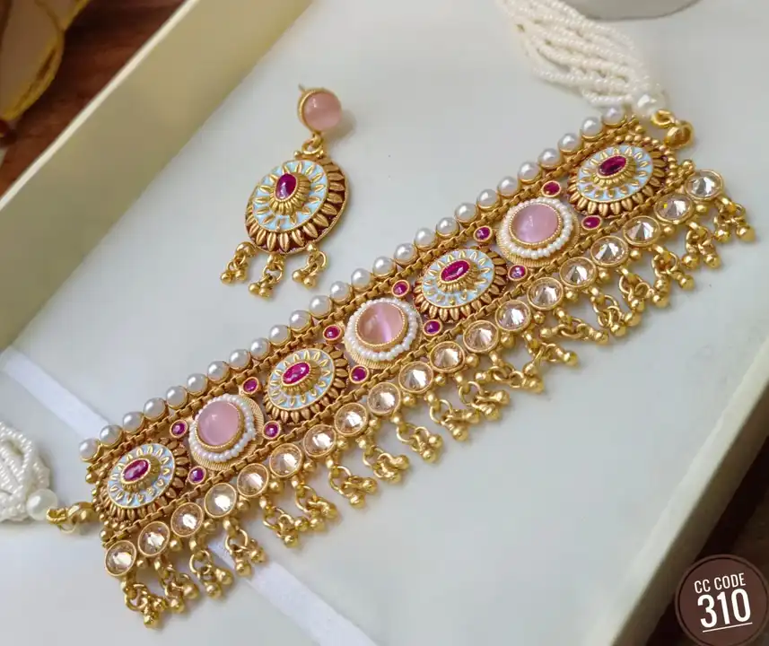 Kundan necklace set  uploaded by Sb designs on 5/6/2023