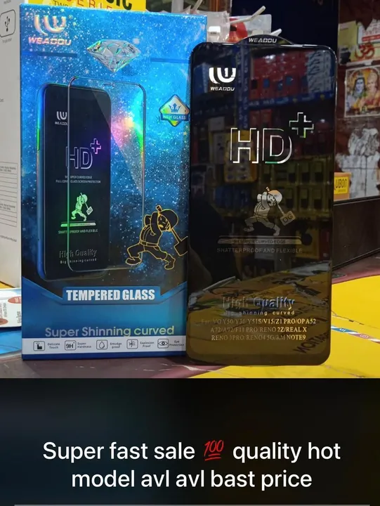 WEADDU HD + 6D GLASS  AVILEBULE  uploaded by Grs mobile on 5/6/2023