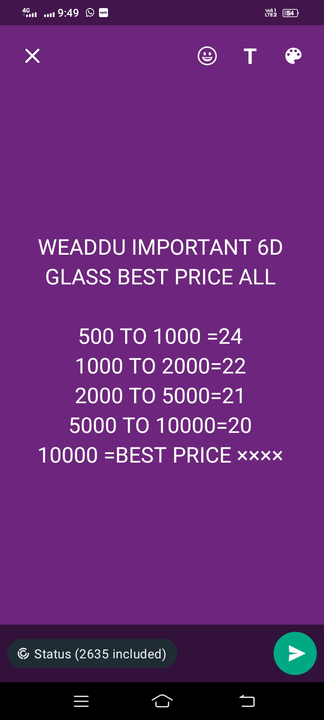 WEADDU HD + 6D GLASS  AVILEBULE  uploaded by Grs mobile on 5/6/2023