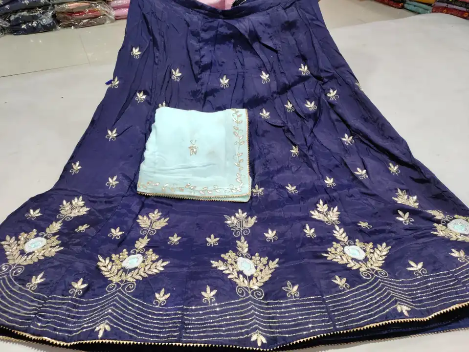Upada silk lehnga  uploaded by Murari lal textile on 5/6/2023