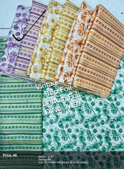 Cotton fabric top+Bottom suti  uploaded by Sarda fashion on 5/6/2023