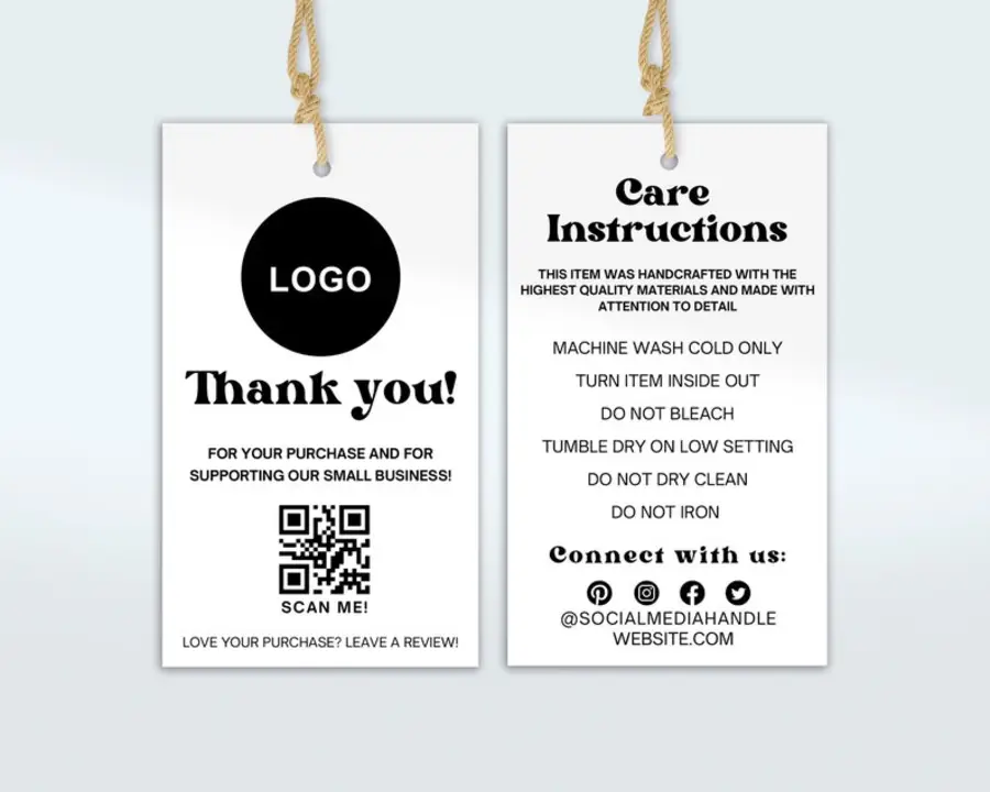 Garment Tags uploaded by Utsav Design and Printing Services on 5/6/2023