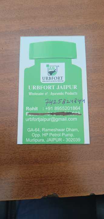 Visiting card store images of Urbfort Jaipur