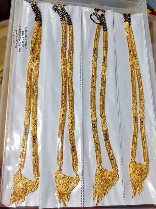 1gm gold Mangalsutra Long type uploaded by  KFashion Forming Jewellery on 3/8/2021