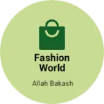 Business logo of Fashion world