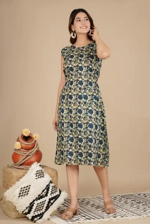 One piece dress uploaded by Print Factory Bagru on 5/29/2024